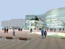 návrh novostavby obchodního centra Yosaria Plaza