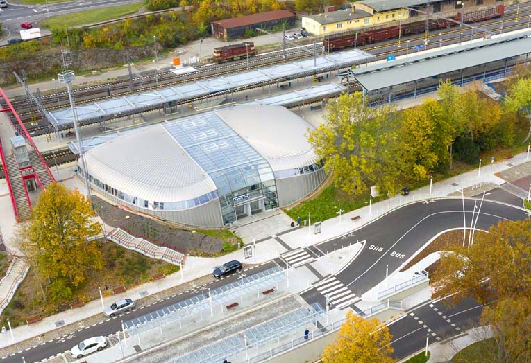 návrh horního nádraží Karlovy Vary